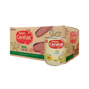 Nestle cerelac maize with milk 1kg x 6