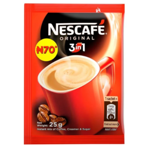 Nescafe original 3 in1 25g 10pcs x 20pack