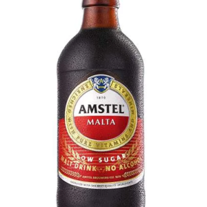 Amstel malta bottled drink x 24